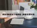 嘉善黑客漫画素材下载网站（黑客动漫头像）